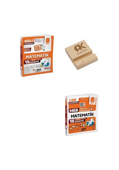 Gizli Lgs 8. Sınıf Koordinat Matematik Çıkmış Sorular Ve 8 Sarmal 7 Genel Deneme + Pk Telefon Standı