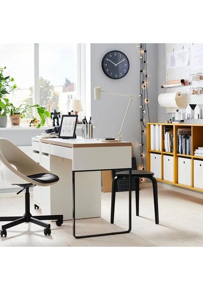 Çalışma Masası Mıcke Meridyendukkan Beyaz-antrasit Renk 105x50 Cm Ev-ofis Çalışma Ünitesi Çalışma Masası Mıcke Meridyendukkan Beyaz-antrasit Renk 105x50 Cm Ev-ofis Çalışma Ünitesi