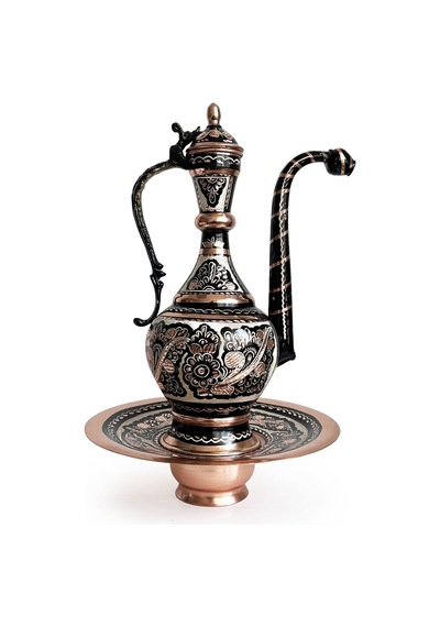 Shark Anatolia Erzincan El İşleme Bakır İbrik 35cm