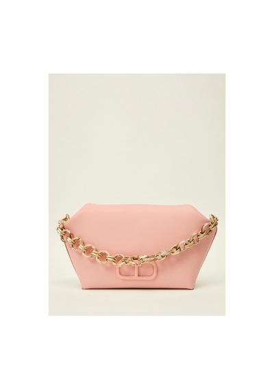 Ted Baker Nokta Baskılı Zincir Askılı Deri Clutch Pudra