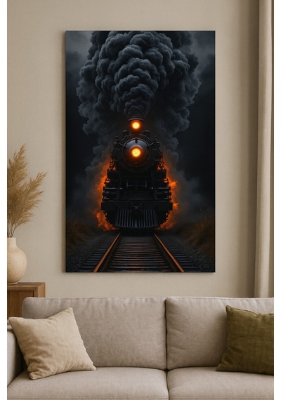 Kara Tren Alev & Duman Temalı