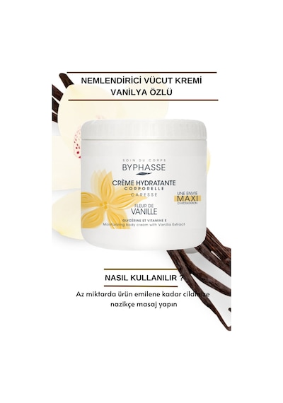 Nemlendirici Vücut Kremi Vanilya Özlü 500ml