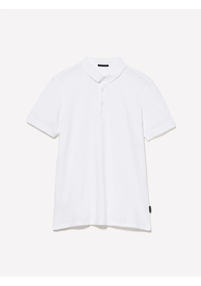 %100 Pamuk Regular Fit Polo T-shirt Erkek Beyaz Polo - 325p3089s300t Beyaz