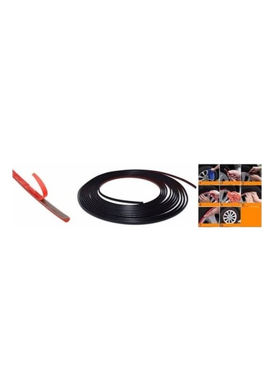 6 Mm Jant Panjur Vb Çevresine Sportif Kırmızı Şerit