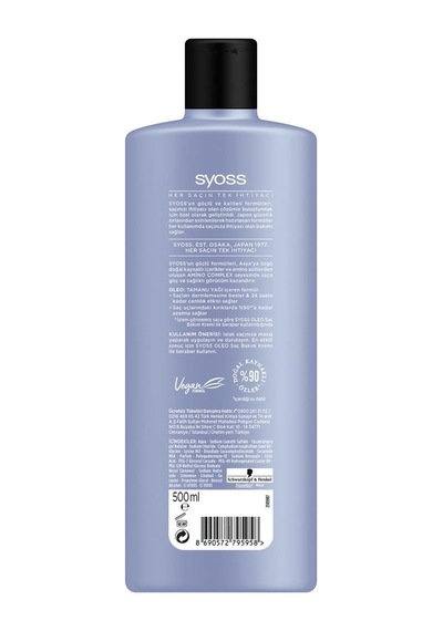 Syoss Kepeğe Karşı Şampuan 500 Ml