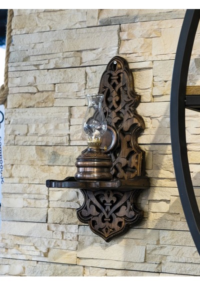 Bakır Mini Gaz Lambası Oksitli