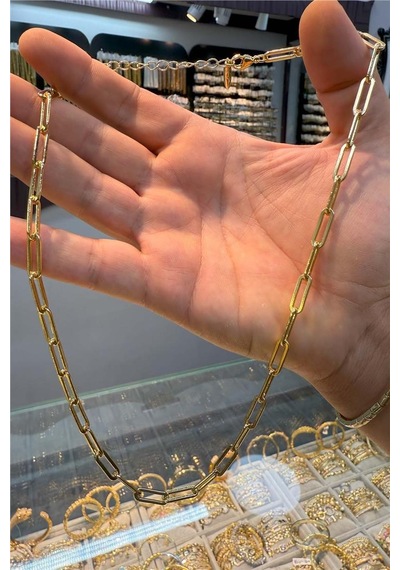 14 K Ataç Zincir Renk Gold 55 Cm