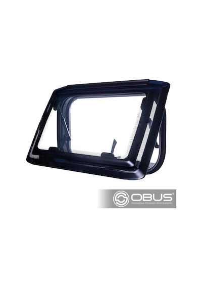 Obus Karavan Berhimi 5501100 Kauçuk Çerçeveli Karavan Penceresi Siyah