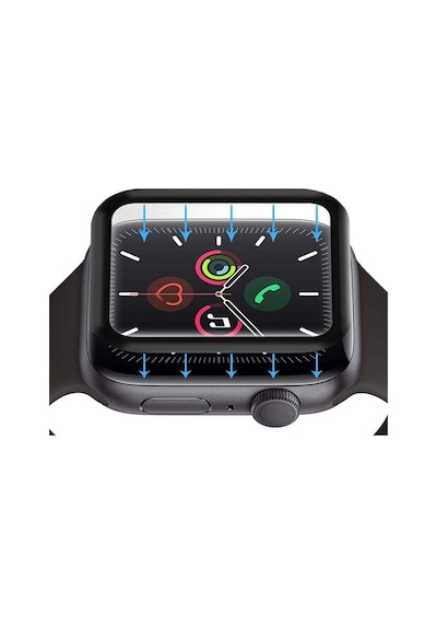 Apple Uyumlu Watch 6 40 Mm Ppma Ekran Koruma Siyah