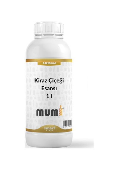 Premium Kiraz Çiçeği Mum Esansı 1 Litre Şeffaf