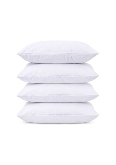 Sıvı Geçirmez Yastık Alezi 4'lü 50x70 Cm Pamuklu Fermuarlı Puresleep Beyaz