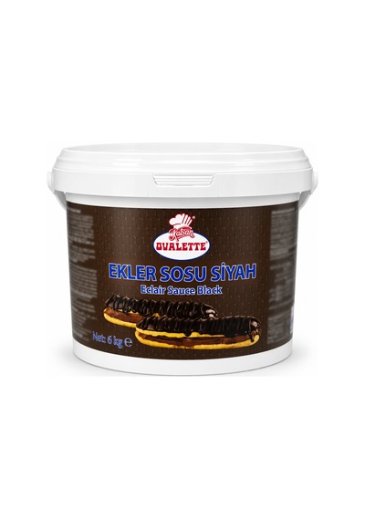Ovalette Siyah Ekler Sosu 6 Kg