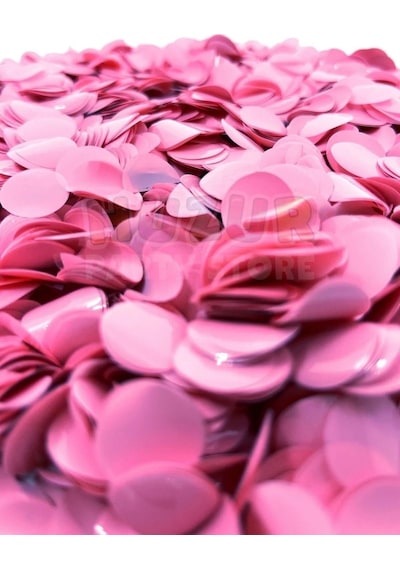 1 Paket Pembe Balon Pulu Pembe Balon Içi Pul Konfetisi 10 Gram Konfetili Şeffaf Balon Pulu
