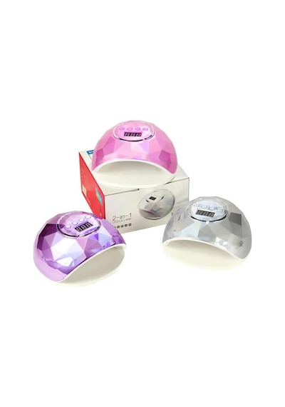 Manikür Tırnak Kurutucu Uv Led Lamba Silver Smart 86w