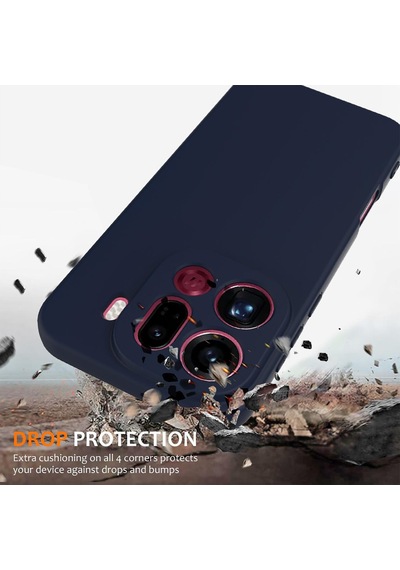 Caseonn Oppo Find X9 Pro Kılıf Kamera Korumalı Mikrofiber Astarlı Lansman Siyah