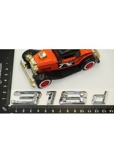 Bmw 318D Bagaj Krom Metal 3M 3D Yazı Logo (528112644)