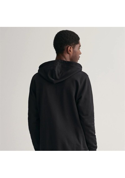 Gant Erkek Siyah Regular Fit Kapüşonlu Sweatshirt-siyah Siyah