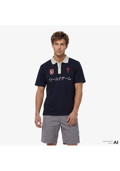 Unıted4 Regular Fit Erkek Mavi T-shirt Cupper Çok Renkli