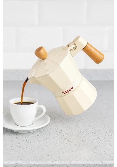 Bambum Garen - Moka Pot 3 Fincan Bej