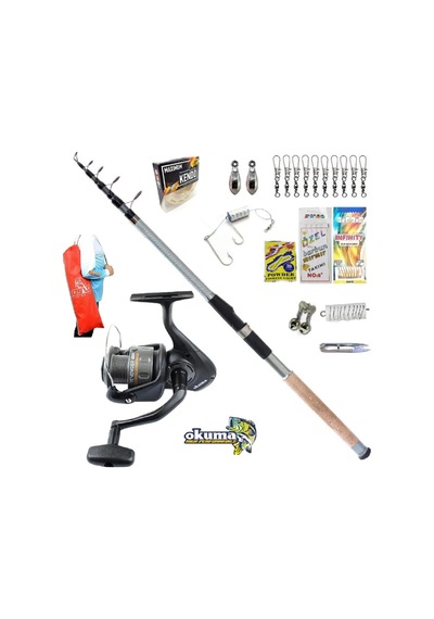 Revenger Rv-40 Remixon Carbo-x 270cm 60-120gr Kıyı Tele Spin Olta Takımı Seti