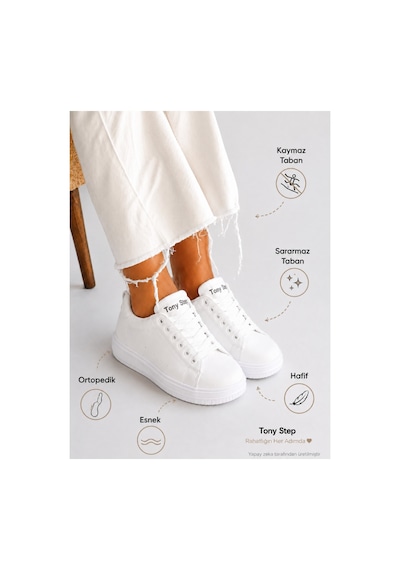 Ts Tonny Step Tonny Step Ünisex Sneaker Falyon Sararmaz Taban Hafif Tüy Gibi Günlük Spor Ayakkabı Beyaz-beyaz Topuk Ts Tonny Step Tonny Step Ünisex Sneaker Falyon Sararmaz Taban Hafif Tüy Gibi Günlük Spor Ayakkabı Beyaz-beyaz Topuk