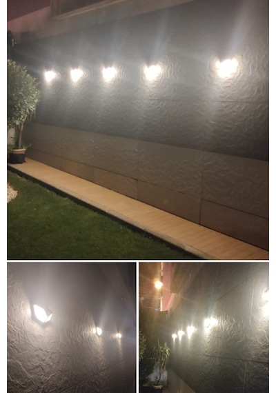 Technojet 4Adet 100 Ledli Sarı Işık Güneş Enerjili Hareket Sensör