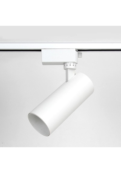 Alüminyum Gövde 30 Watt 4000 Kelvin Gün Işığı Ledli Çok Kaliteli Ray Spot , Led Armatür Ray Hariç Beyaz