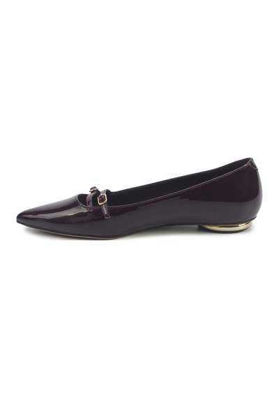 Nine West Leanna 5pr Bordo Kadın Babet 000000000102012353 Bordo