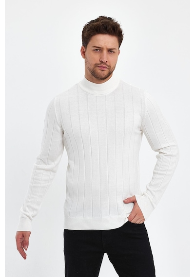 Alexander Gardi Alexandergardı Yarım Balıkçı Regular Fit Triko Kazak E23-6706 001