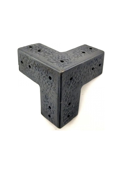 Antika Tarz Dekoratif Pirinç Köşe Gönye - 68x68 Mm, Oksit Belirtilmemis
