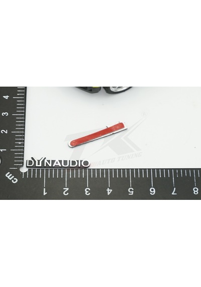 Dynaudio Logo Hoparlör Krom Metal 3M Logo Amblem 2 Li Set N11.4295