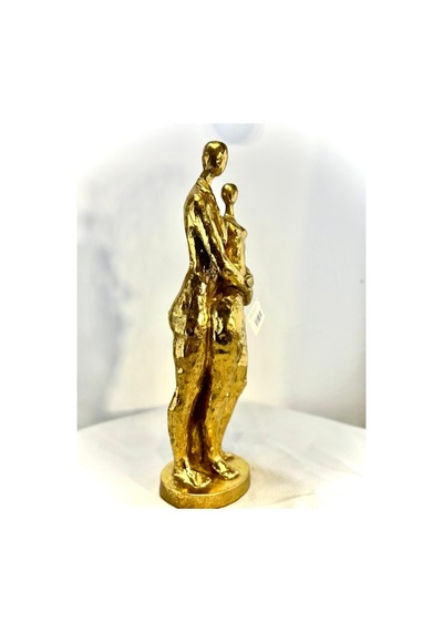 Biev Çiftli Dekoratif Gold Biblo 14 14 48 Cm