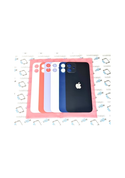Apple Uyumlu iPhone 12 Arka Pil Batarya Kapağı (Cam) (183586043)