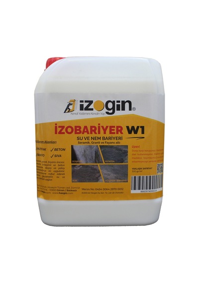 İzobariyer w1 mini (Beyaz Membran) (mutfak banyo ve beton)