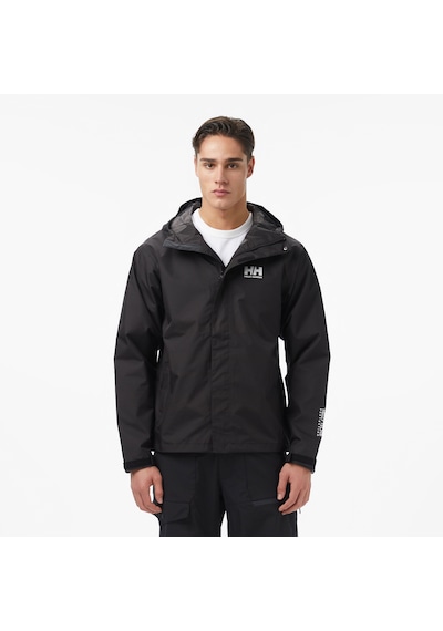 Helly Hansen Seven J Erkek Siyah Yağmurluk 62047