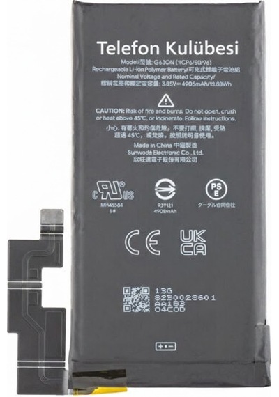 Google Pixel 6 Pro Uyumlu Batarya Pil G63qn
