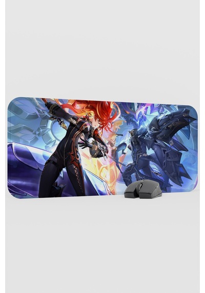 Capitano Genshin Impact Anime Oyuncu V5 - 70x30 Xl Gaming Mouse Pad Fare Altlığı