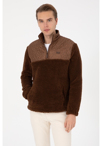 U.s. Polo Assn. Erkek Kahverengi Sweatshirt 50309995-vr029 Kahverengı