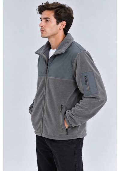 Parshey Erkek Softshell Polar Ceket Su Geçirmez Tam Fermuarlı Rahat Günlük Kullanım Çok Renkli