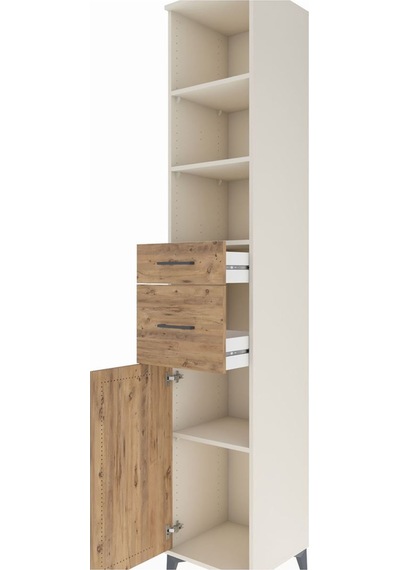 Hyperion Dolap 4 Raflı 2 Çekmeceli Tek Kapaklı 44x44x243 Aytaşı-çam Aytası Hyperion Dolap 4 Raflı 2 Çekmeceli Tek Kapaklı 44x44x243 Aytaşı-çam Aytası
