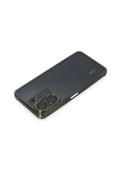 Xiaomi Redmi 13c Kılıf Razer Lensli Silikon - Yeşil