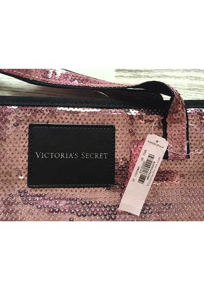Victoria's Secret Vs Pembe Full Payet Tote Çanta Pembe