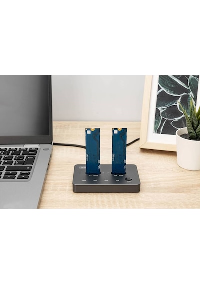 Dıgıtus Nvme Klonlama İstasyonu 2xm.2 Ssd Usb-c 10gbps Sata/nvme Hot-swap