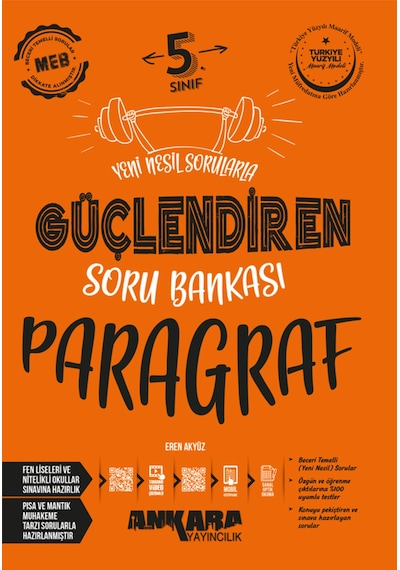 2025-2026 Müfredat Ankara Yayıncılık 5. Sınıf Güçlendiren Paragraf Soru Bankası
