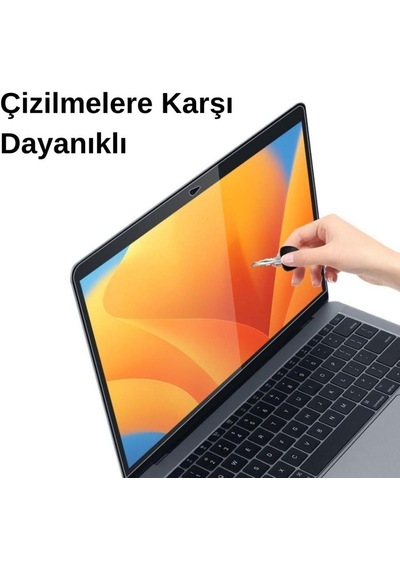 Apple Uyumlu MacBook Air M2 13.6 A2681 Ekran Koruyucu Çizik Engelleyici Film