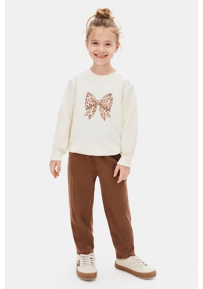 Xo Kids Kız Çocuk Sweatşirt 4-8 Yaş 39530 Krem