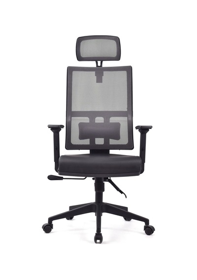 Perla Siyah Fileli Yönetici Koltuğu Ofis Koltuğu Çalışma Koltuğu Siyah