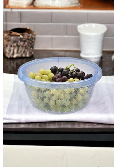 Melkan Home Badya &amp Bulaşık Leğeni &amp Hamur &amp Yoğurt Mayalama Kabı Çok Amaçlı Badya 6 Litre Mavi Mavi Diğer