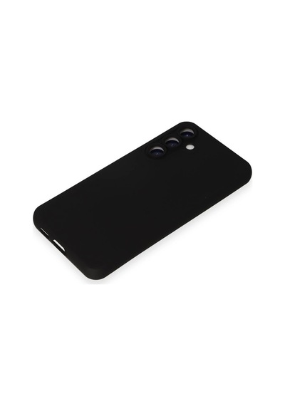 Newface - 445 - Samsung Galaxy S24 Kılıf Nano İçi Kadife Silikon - Edntrend - - Siyah Sıyah