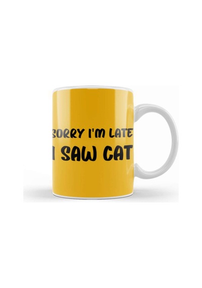 Funny Cat Lover Gifts For Men Kids Kupa Bardak Porselen No11759 Karışık